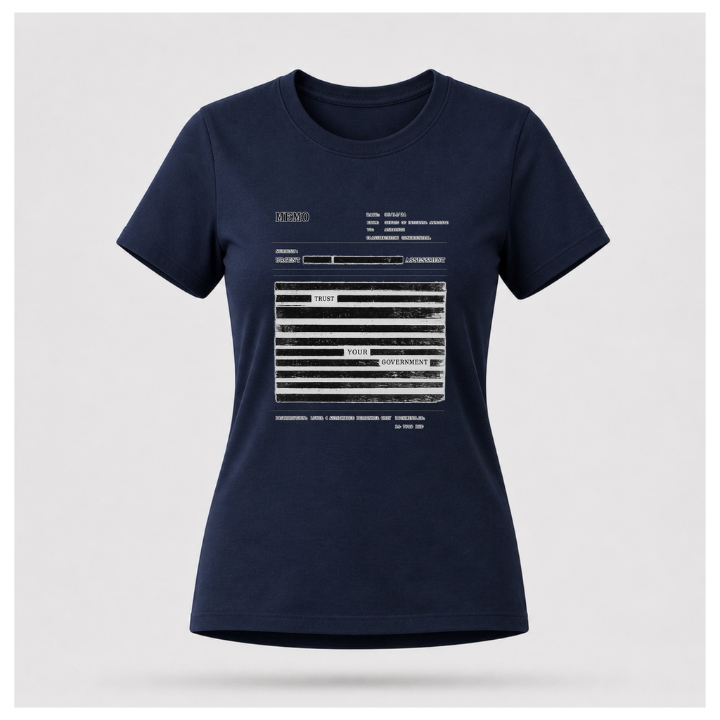 Redaction Fail Tee — Politics & Power