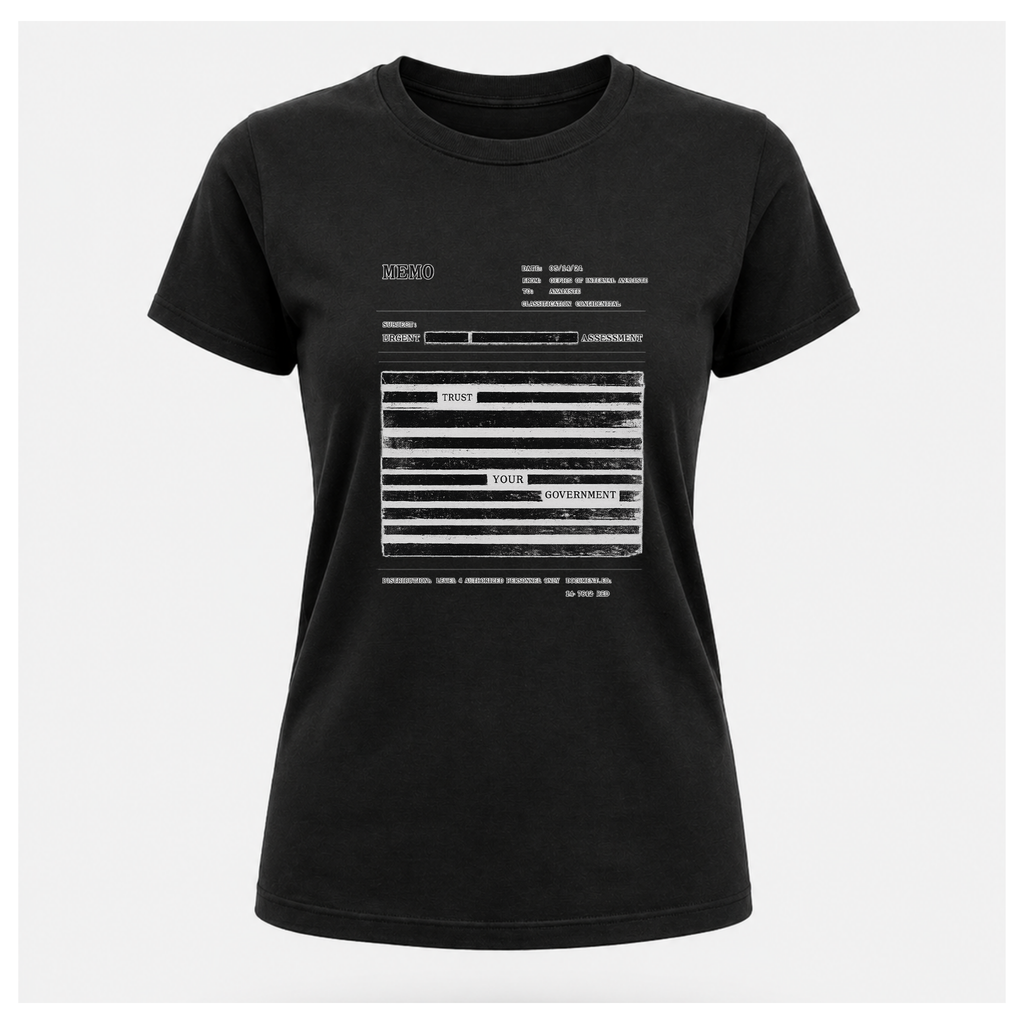 Redaction Fail Tee — Politics & Power