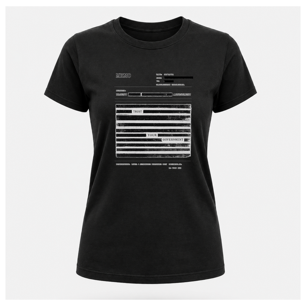 Redaction Fail Tee — Politics & Power