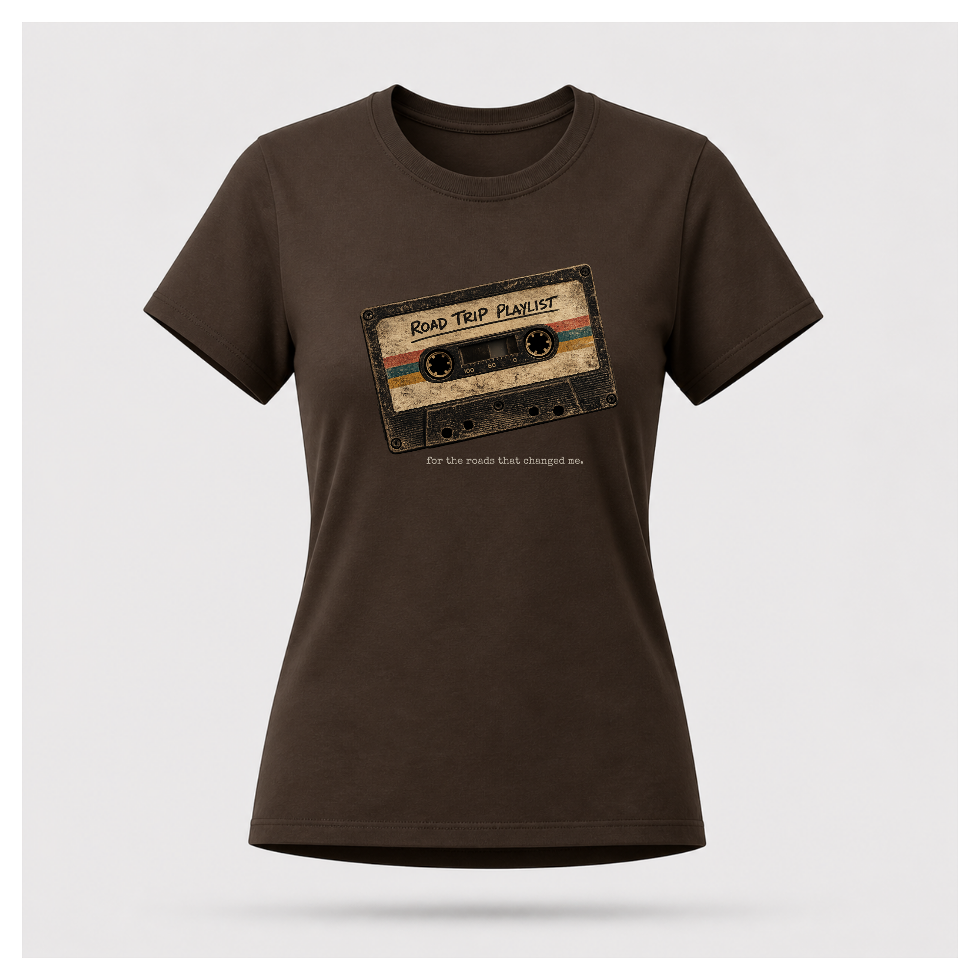 Road Trip Playlist Cassette Tee - Very Vintage