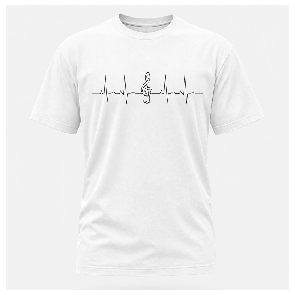 Music ECG Minimalist Tee - Out of Hours