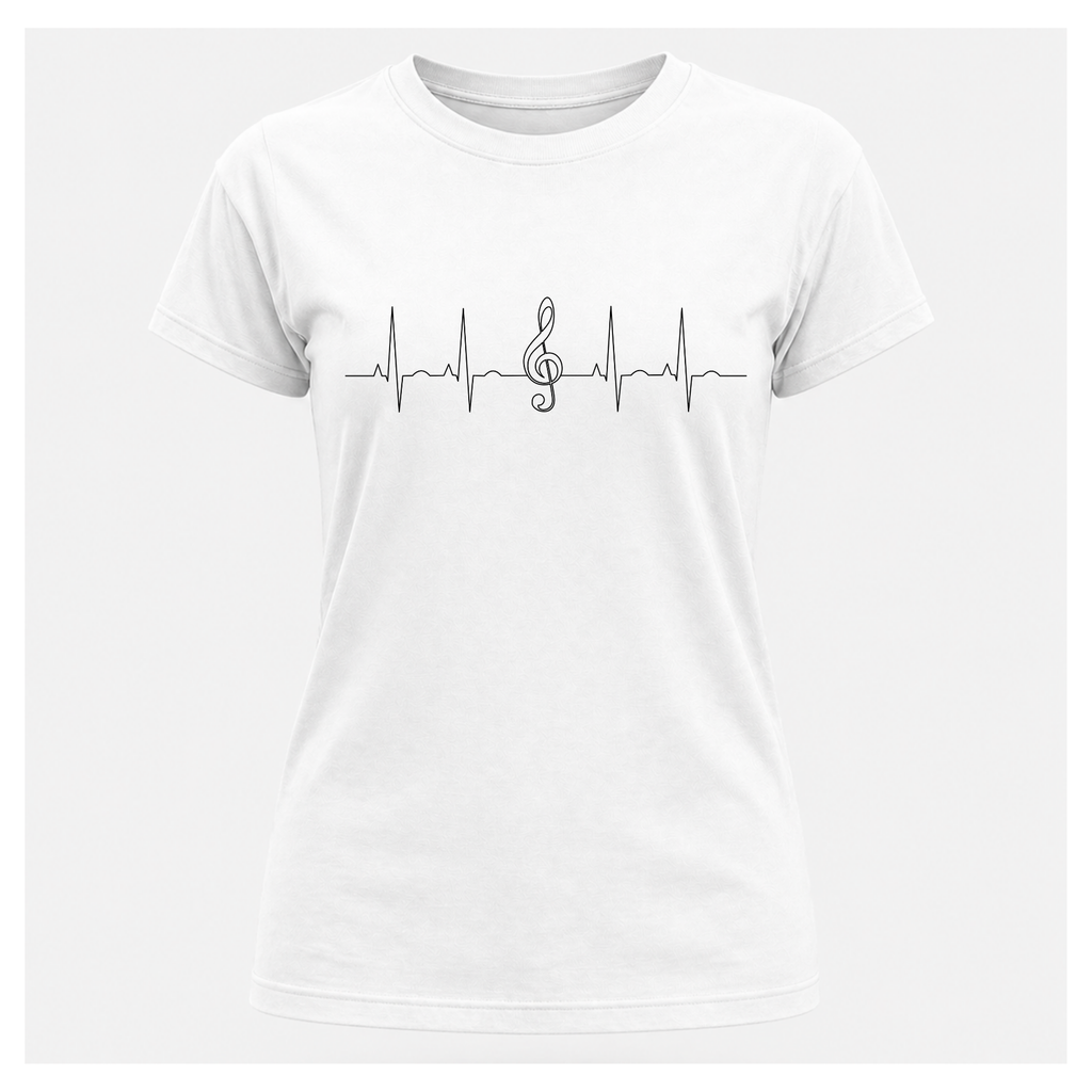 Music ECG Minimalist Tee - Out of Hours