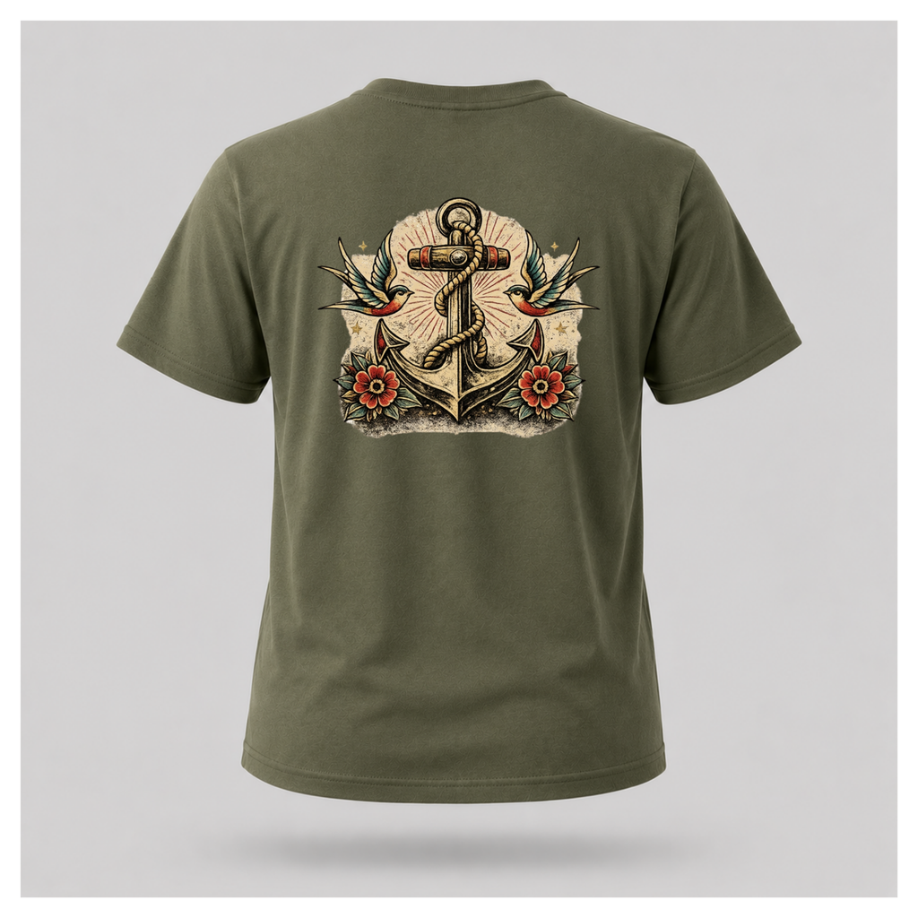 The Anchor & The Swallows Tee - Very Vintage | Culture Cult