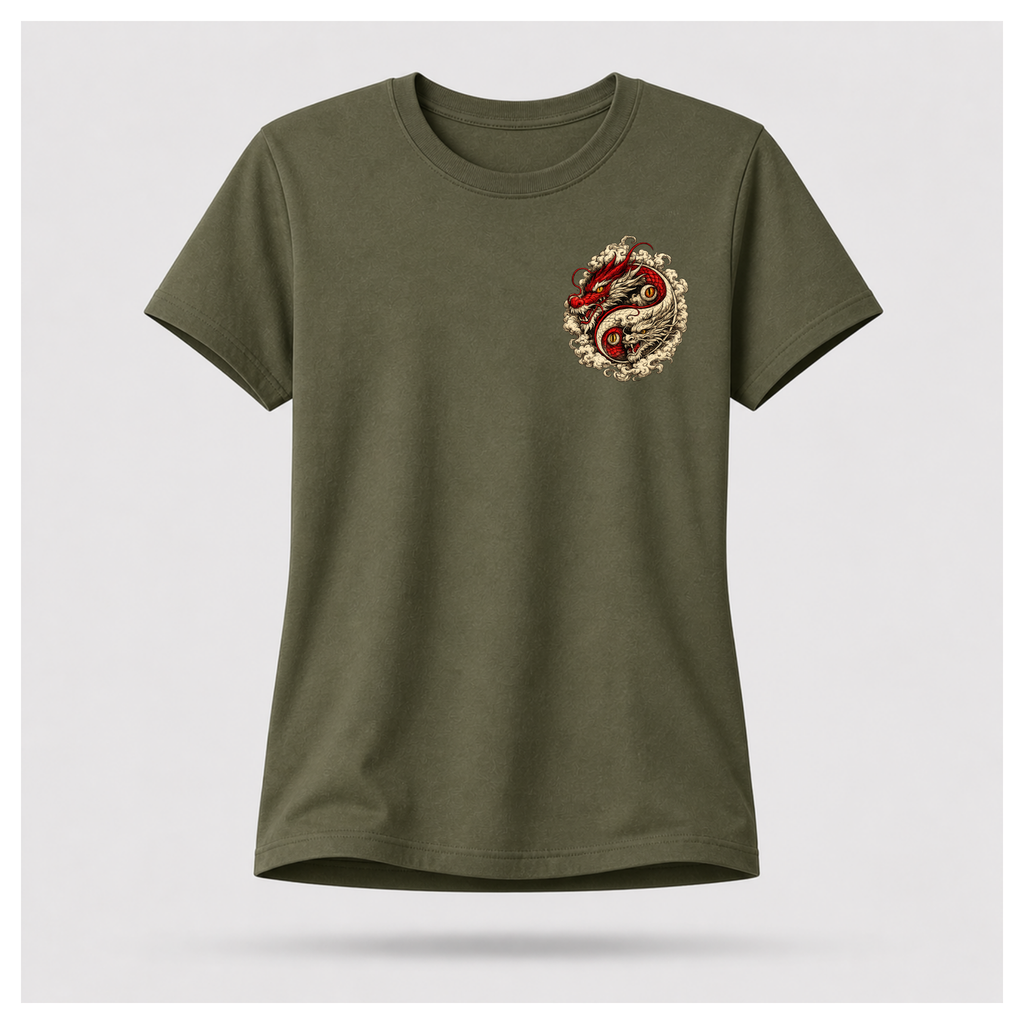 Dragon of Yin & Yang Tee - Culture Cult