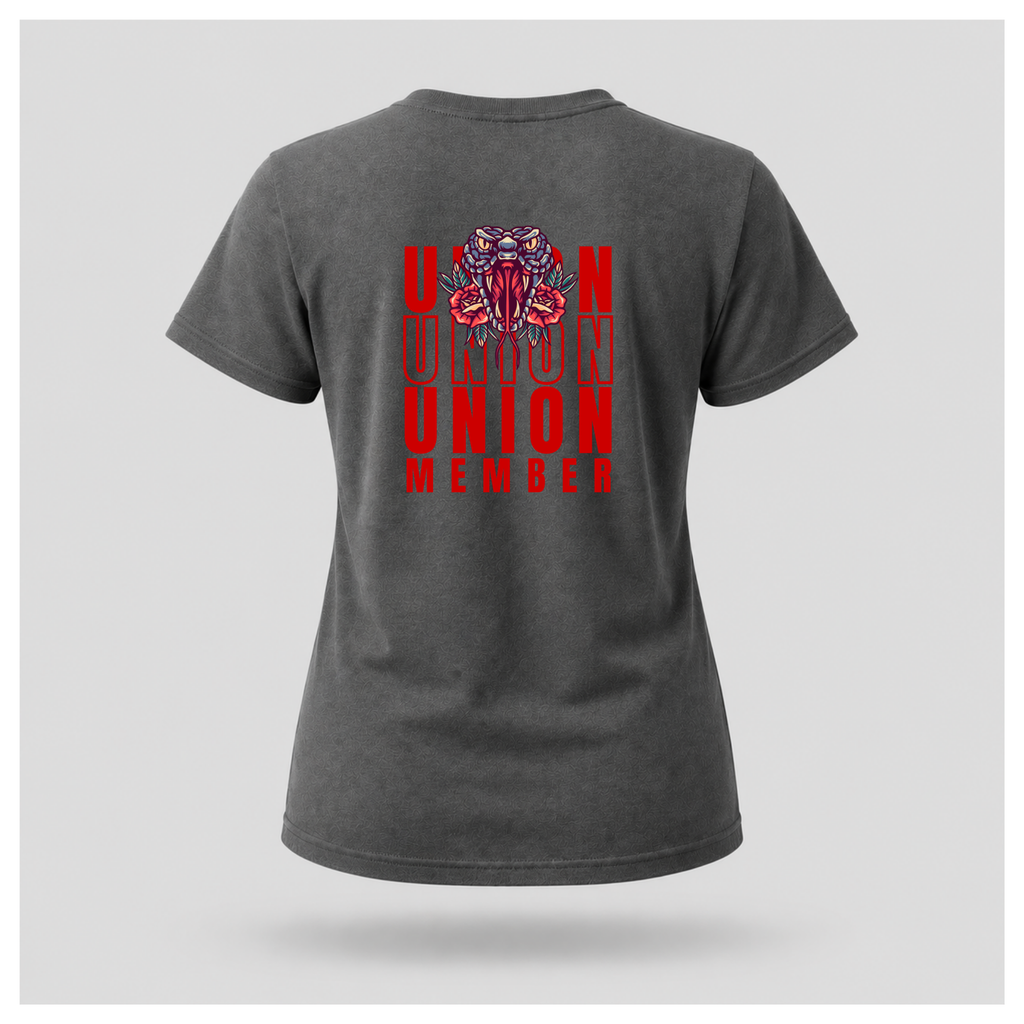 Union Member Snake Head Emblem Tee - Union Power