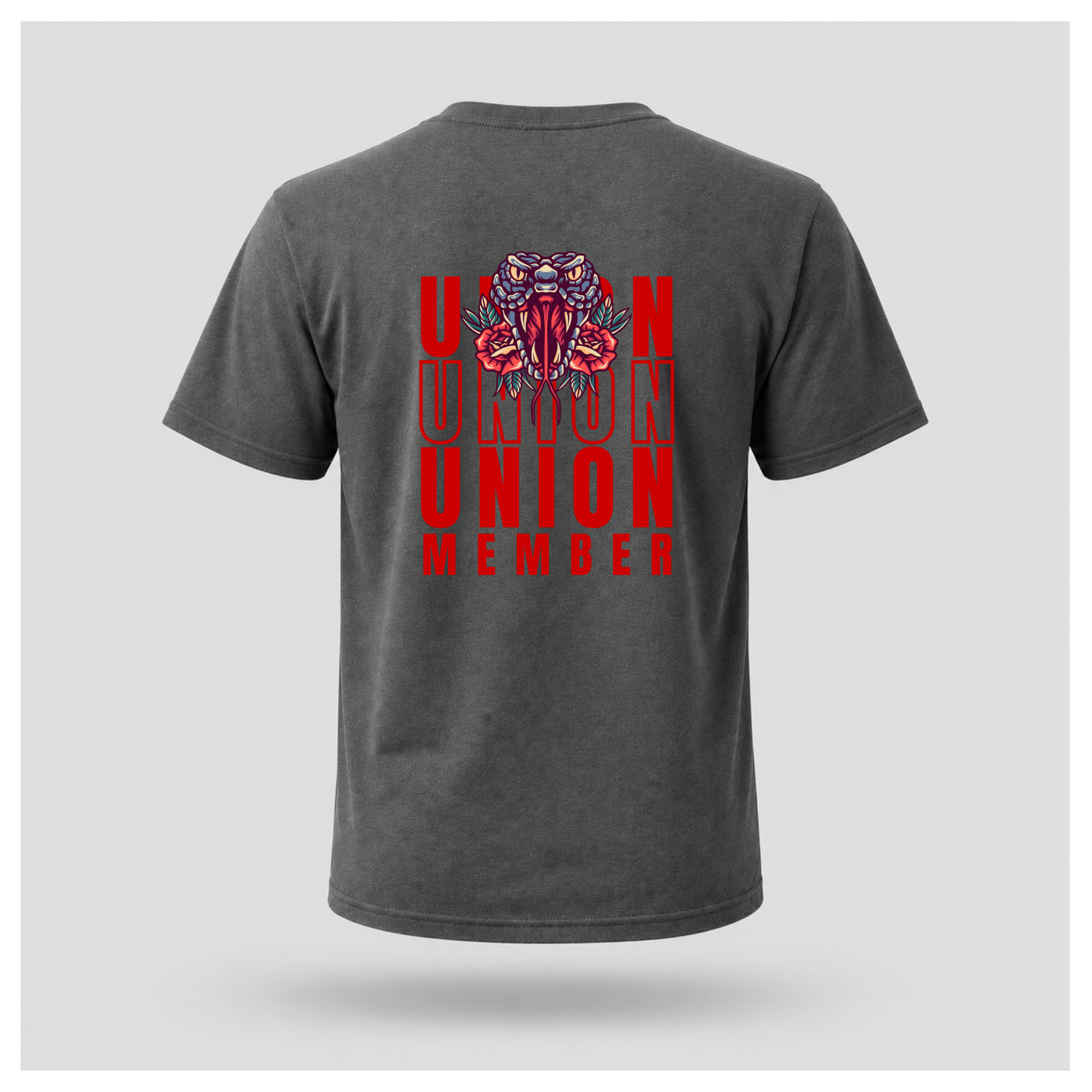Union Member Snake Head Emblem Tee - Union Power
