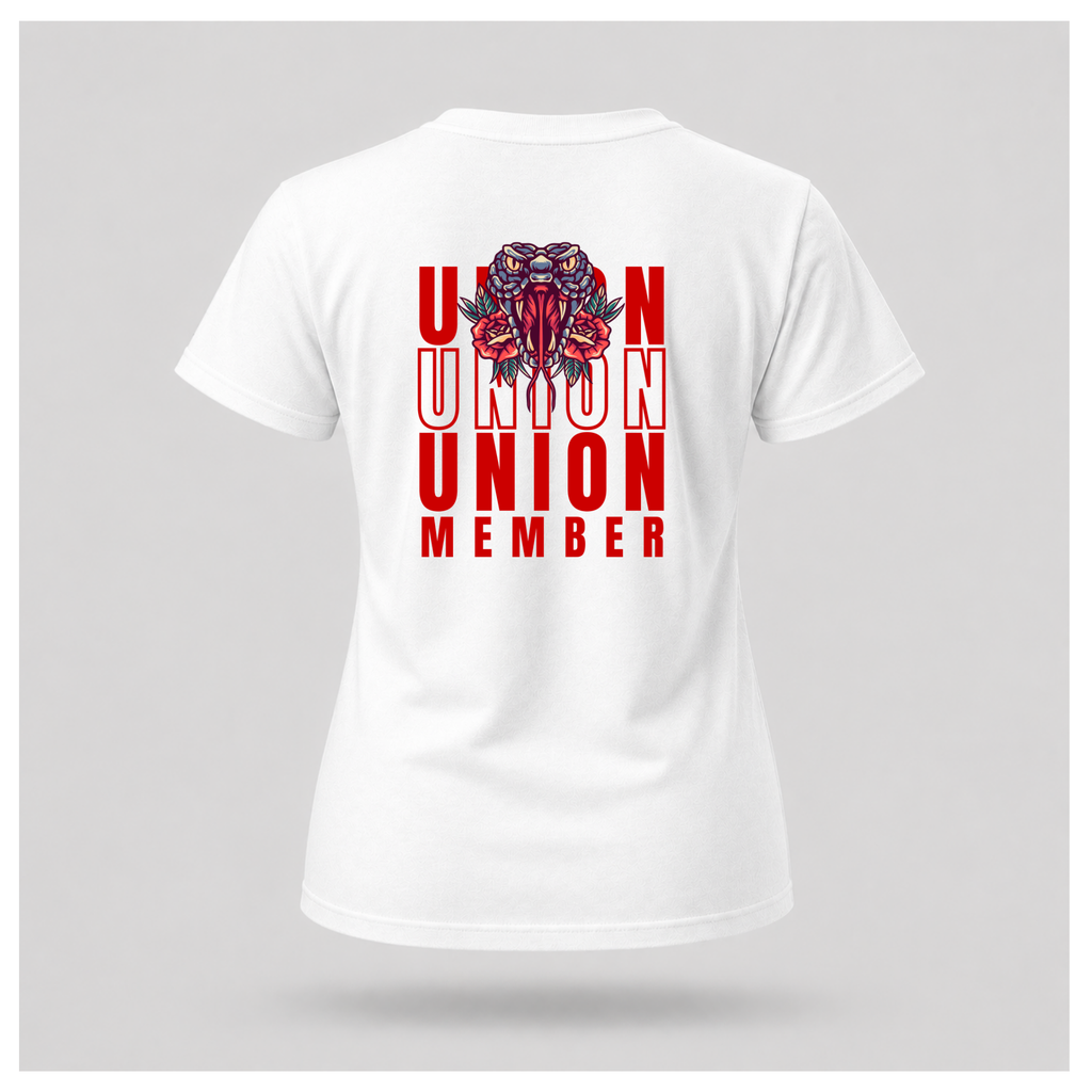 Union Member Snake Head Emblem Tee - Union Power