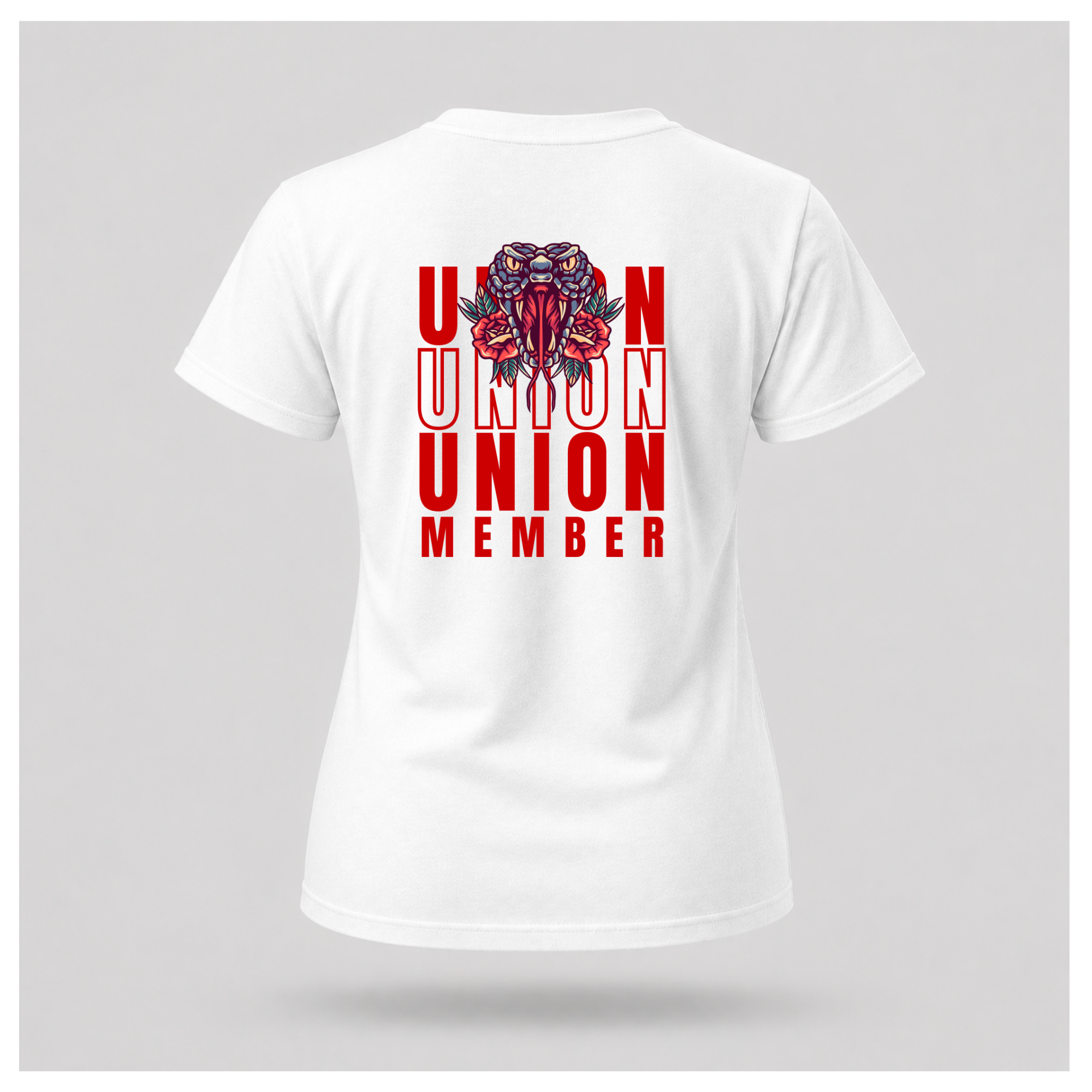 Union Member Snake Head Emblem Tee - Union Power