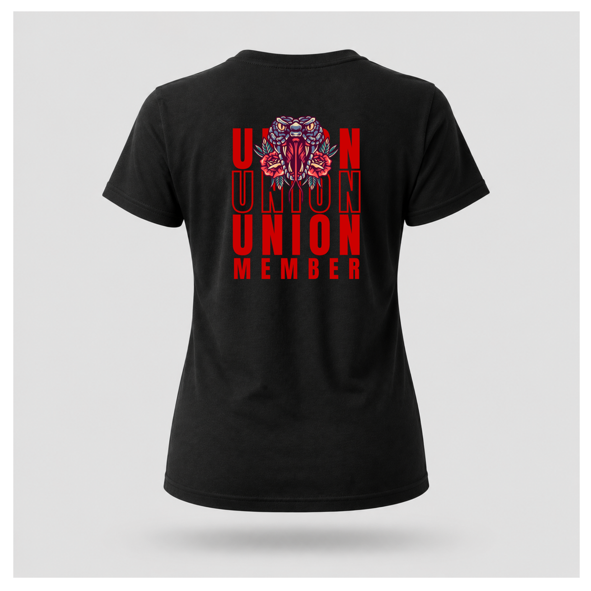 Union Member Snake Head Emblem Tee - Union Power