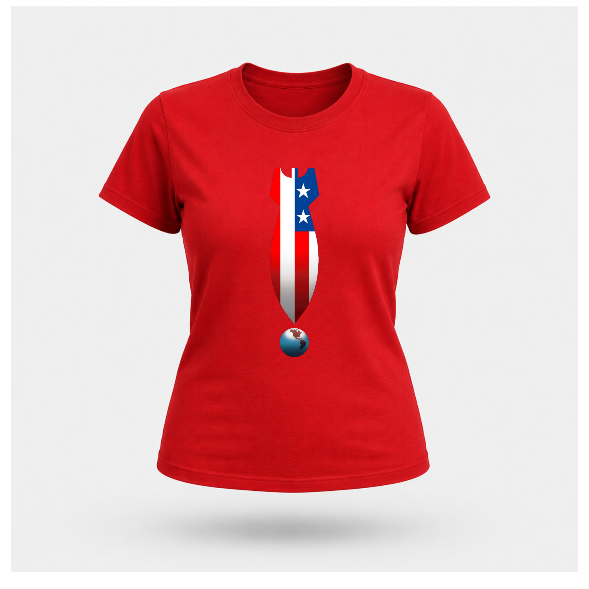 US Missile Over The Earth Tee - Protest & Peace