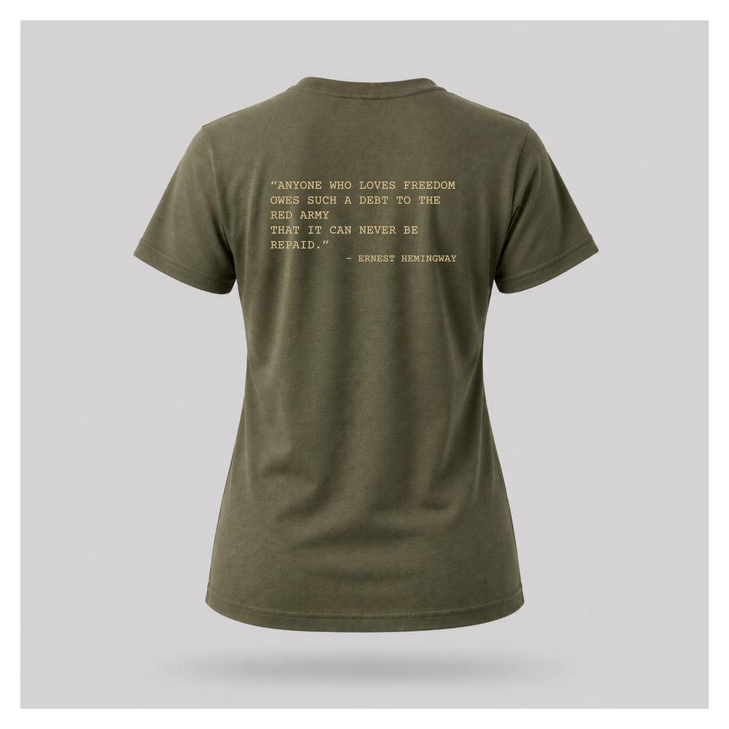 Victory Print with Ernest Hemingway Quote Tee - Quote Cult
