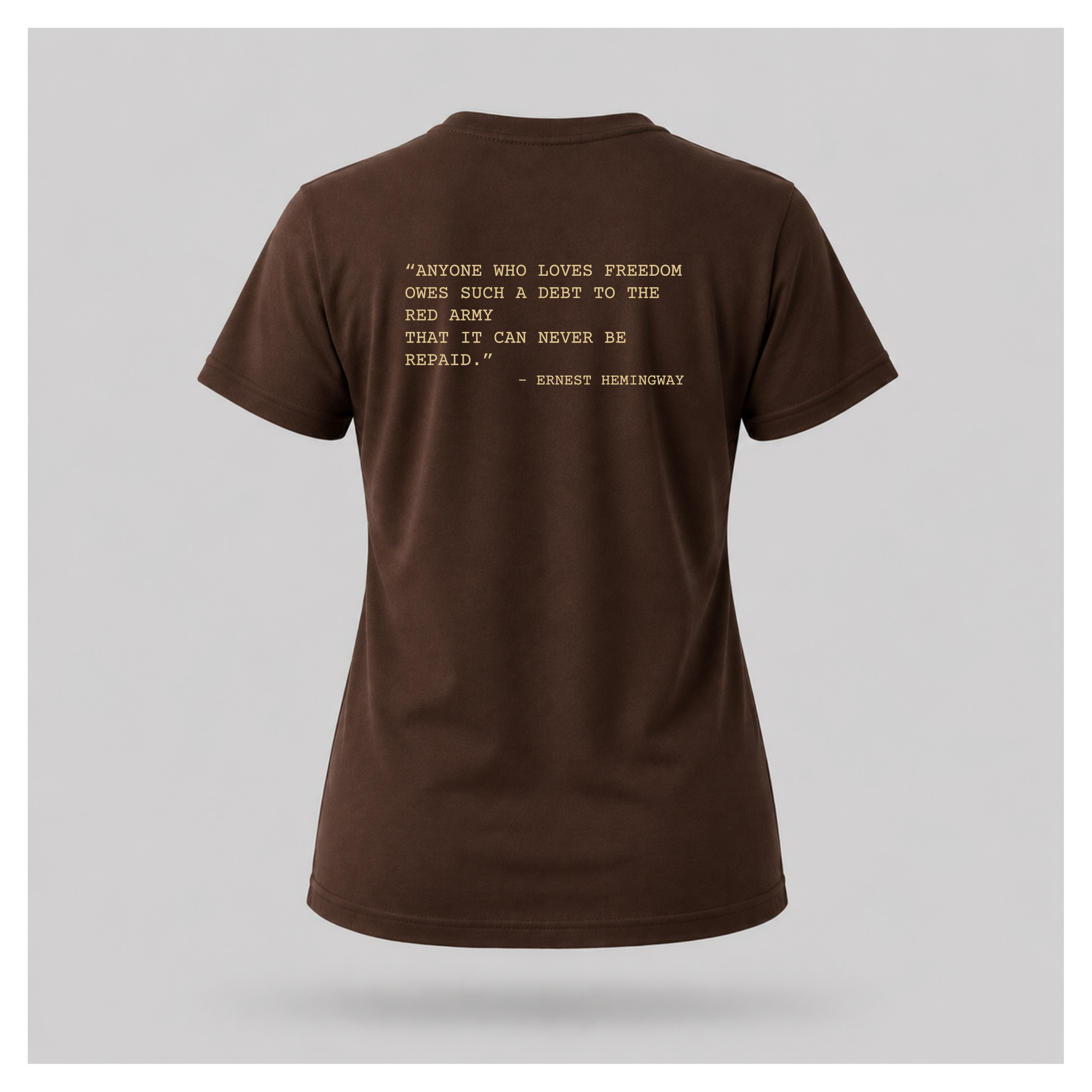 Victory Print with Ernest Hemingway Quote Tee - Quote Cult