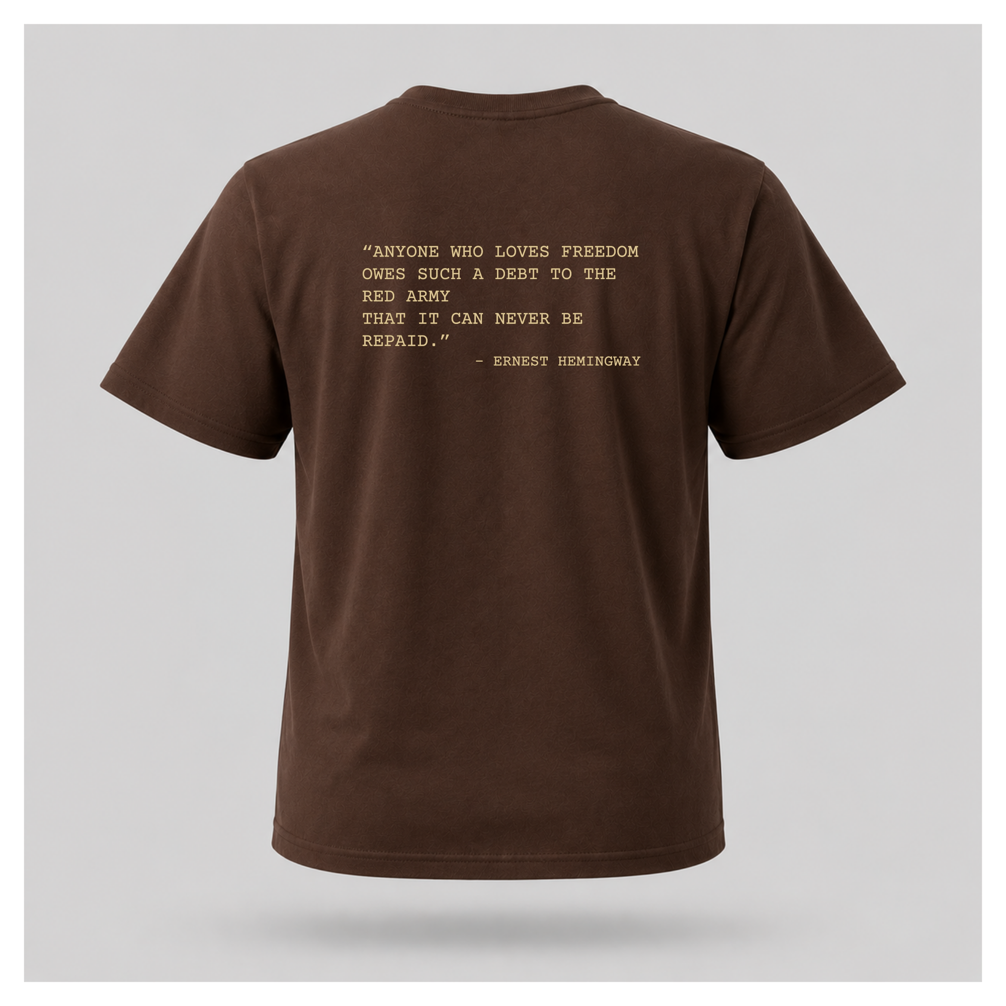 Victory Print with Ernest Hemingway Quote Tee - Quote Cult