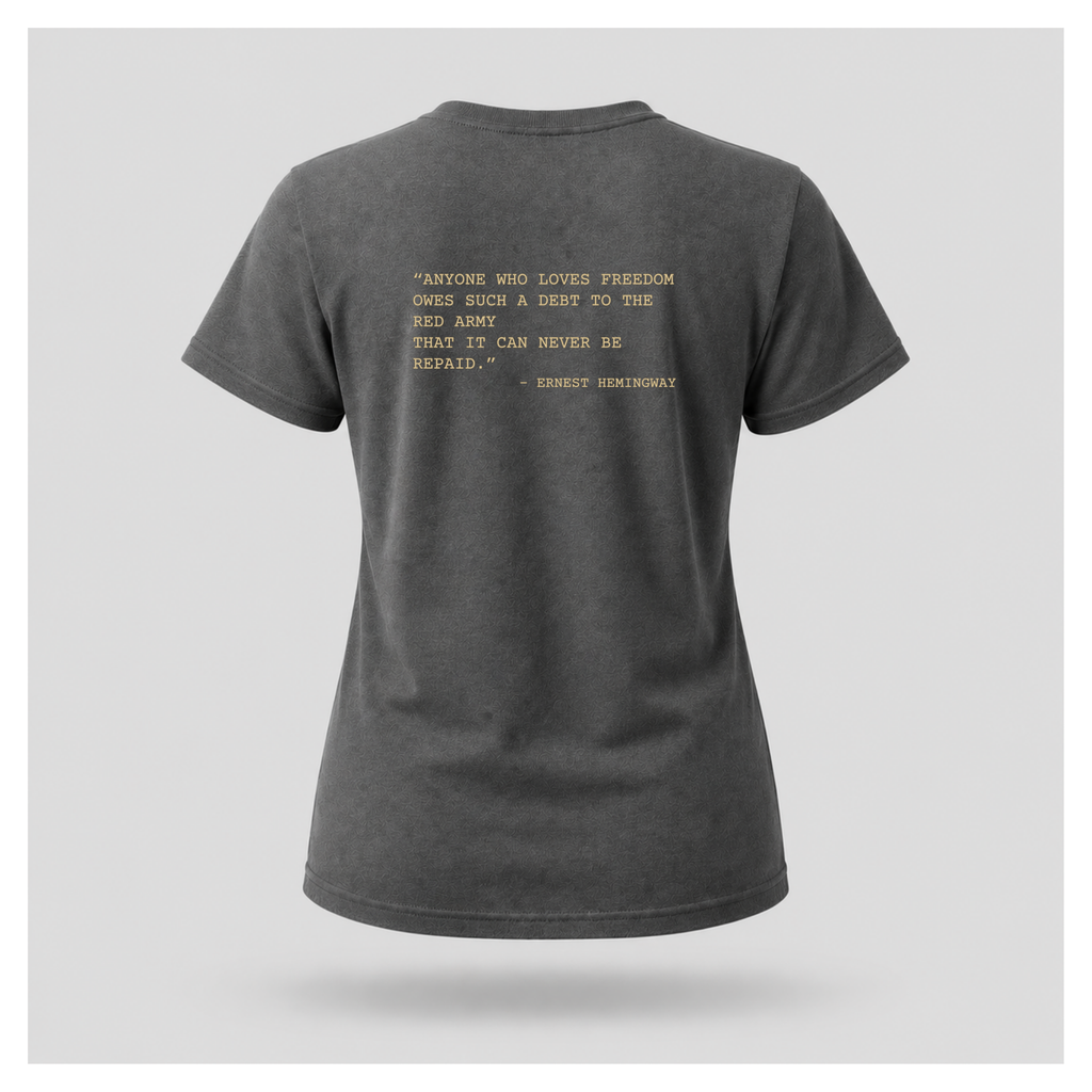 Victory Print with Ernest Hemingway Quote Tee - Quote Cult