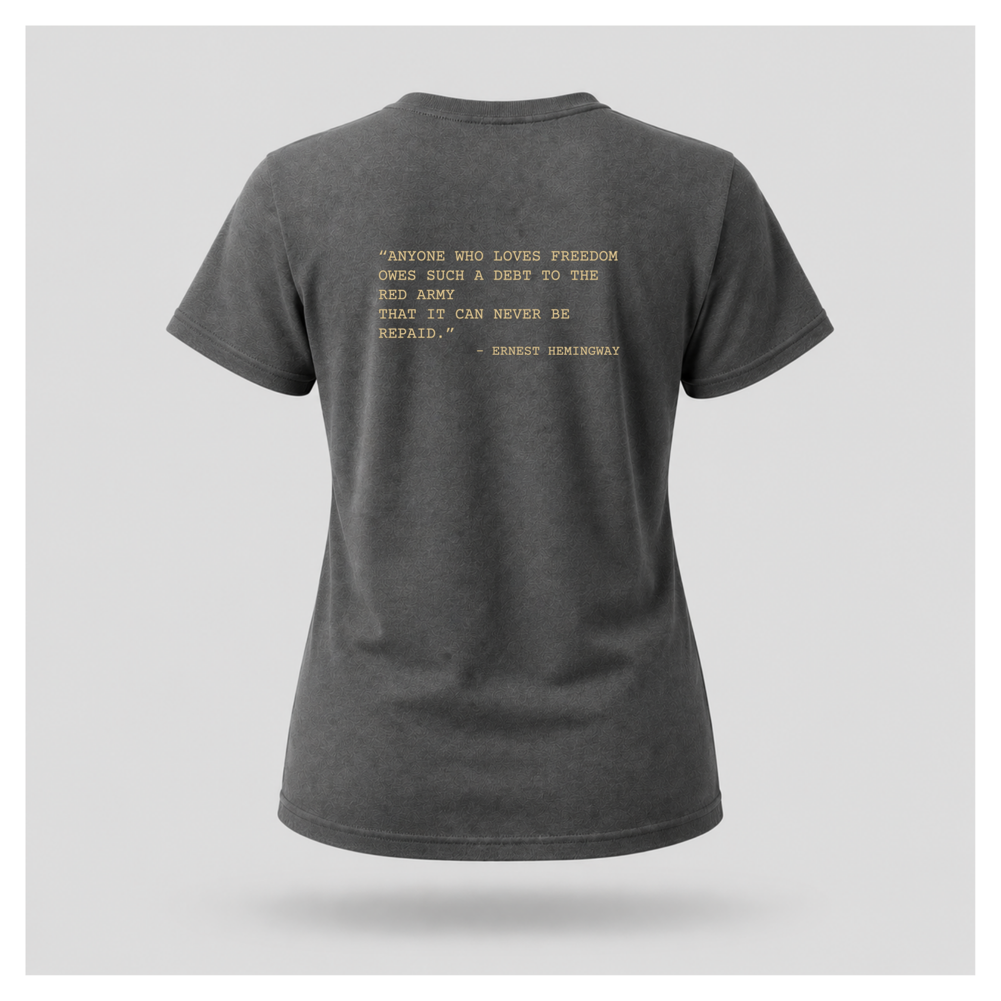 Victory Print with Ernest Hemingway Quote Tee - Quote Cult