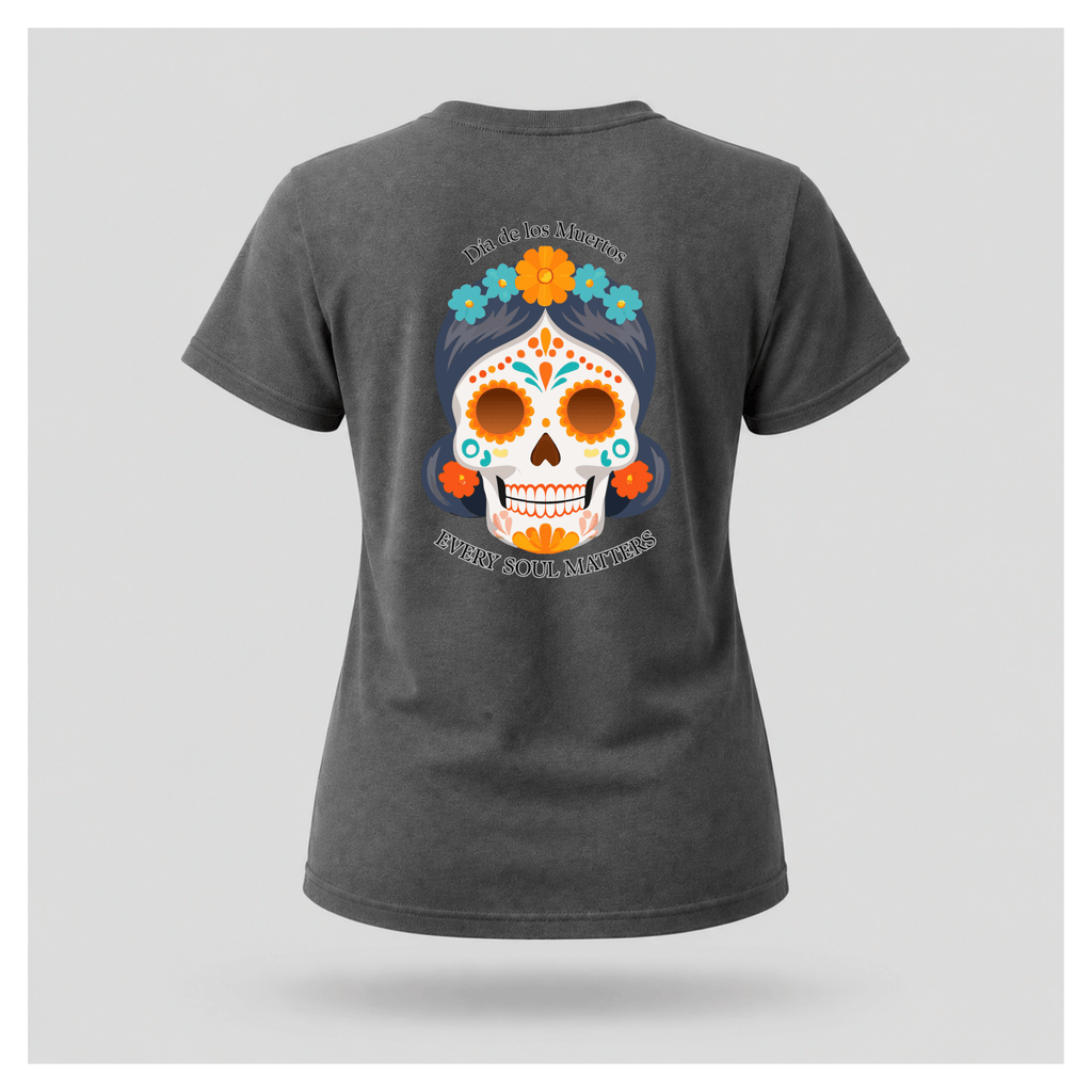 Every Soul Matters Día de los Muertos Mexican Calavera Tee (BACK PRINT ONLY) - Culture Cult