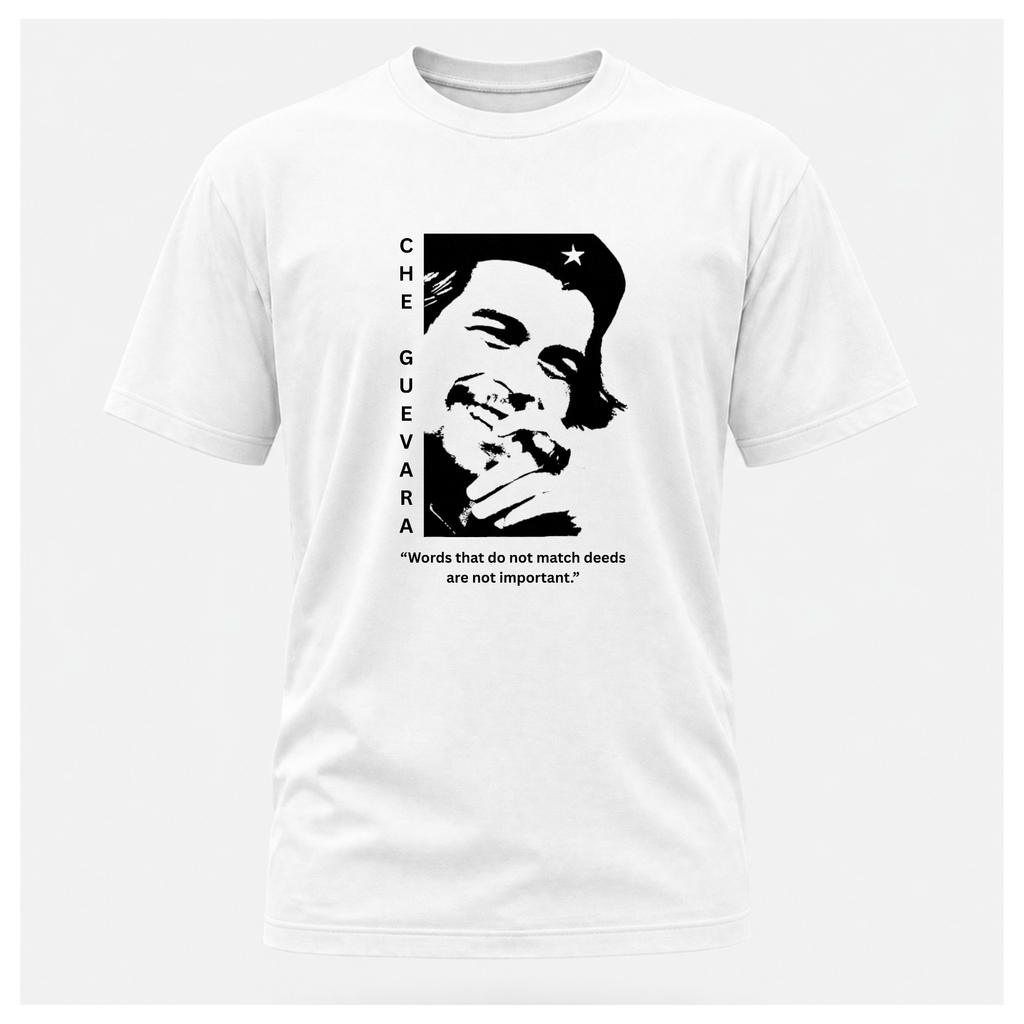 Che Guevara 'Words Without Deeds Are Not Important' Tee — Quote Cult