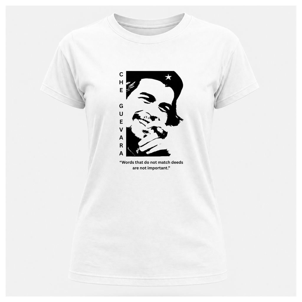 Che Guevara 'Words Without Deeds Are Not Important' Tee — Quote Cult
