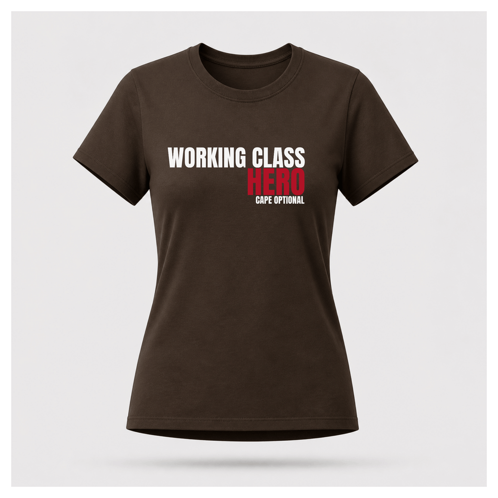 Working Class Hero Cape Optional Tee — Sass & Sarcasm | Out Of Hours | Work Wear