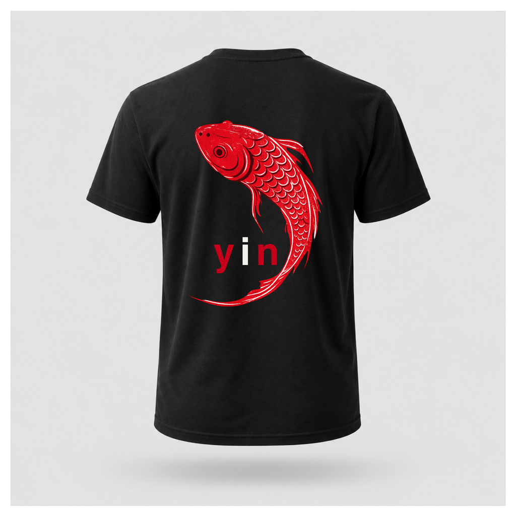 Yin Koi Fish Tee - Out of Hours