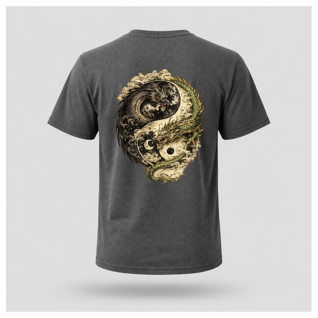 Yin & Yang Dragon Tee - Culture Cult