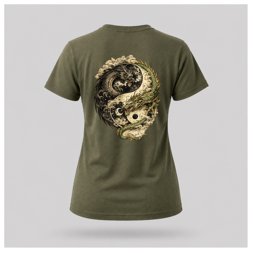 Yin & Yang Dragon Tee - Culture Cult