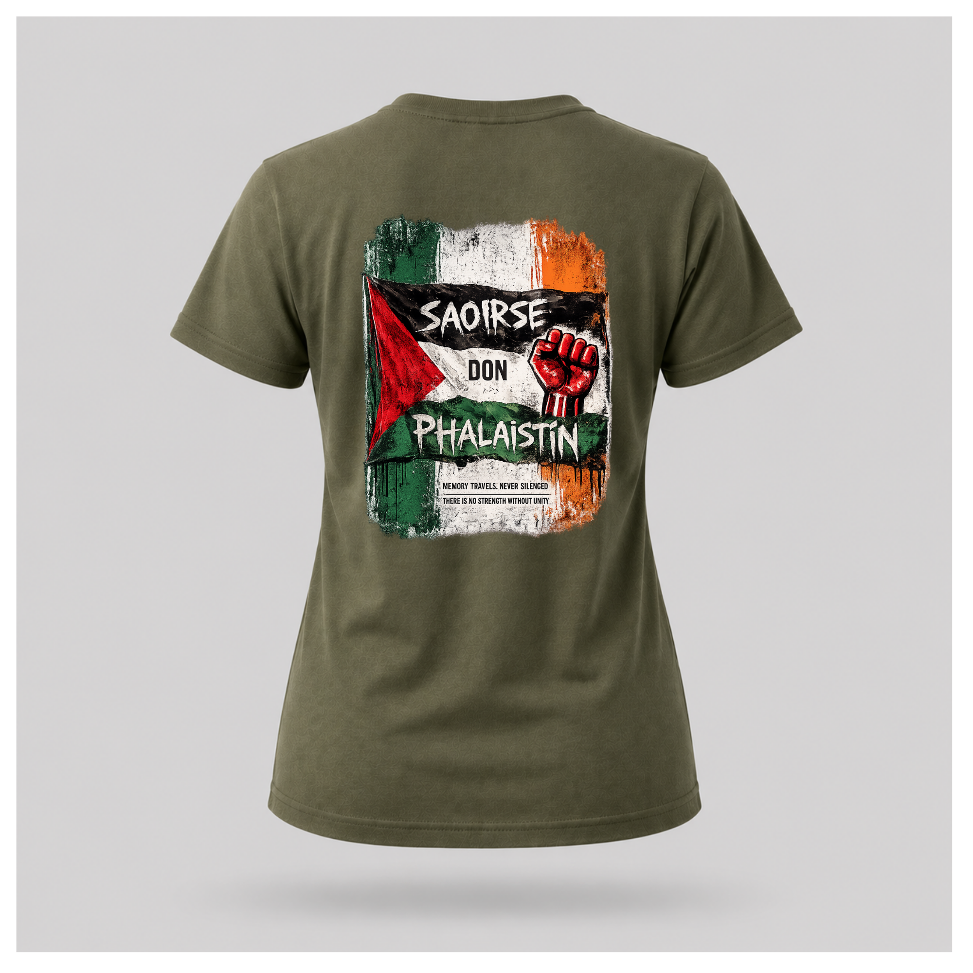Saoirse Don Phalaistín - Irish Freedon For Palestine Tee — Protest & Peace