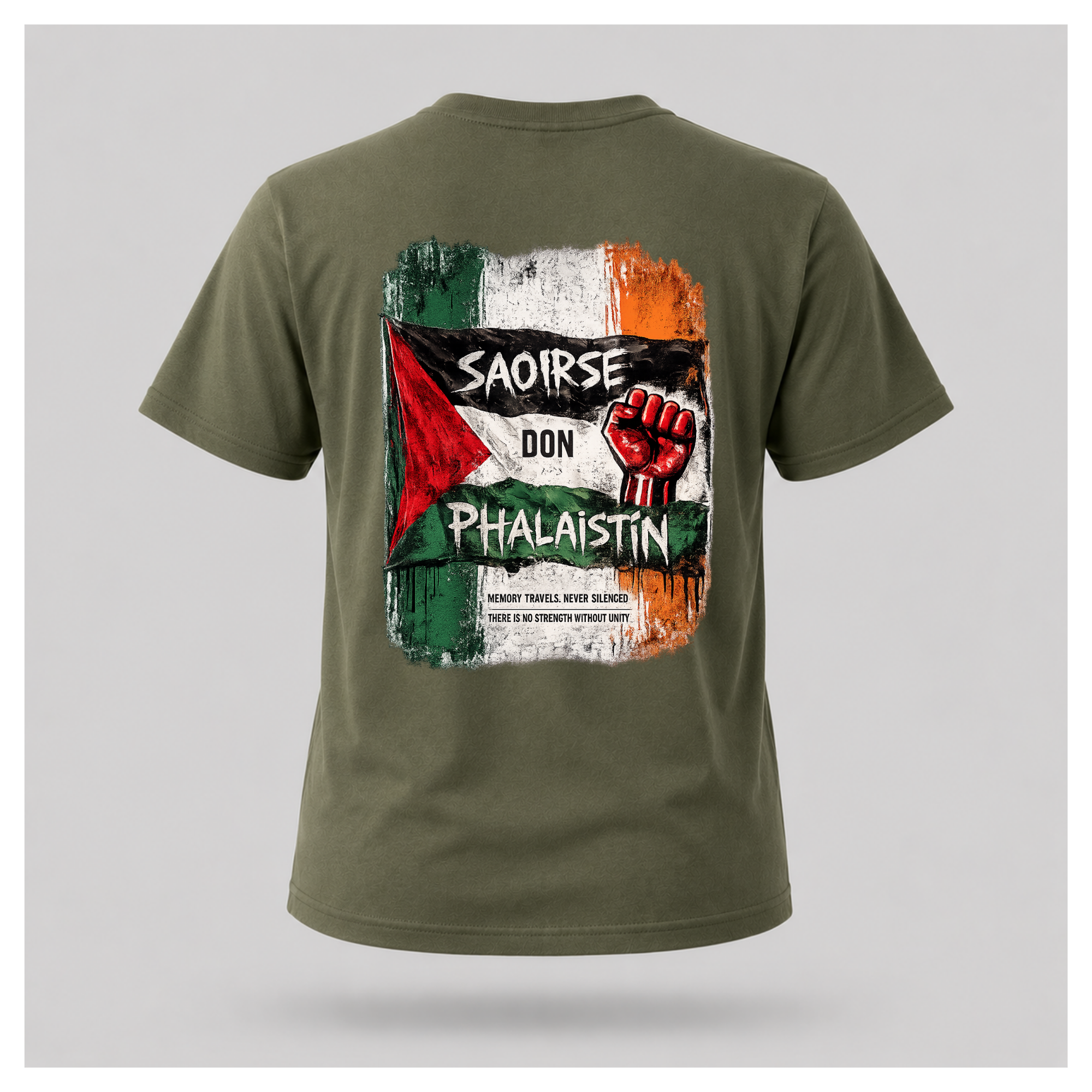 Saoirse Don Phalaistín - Irish Freedon For Palestine Tee — Protest & Peace