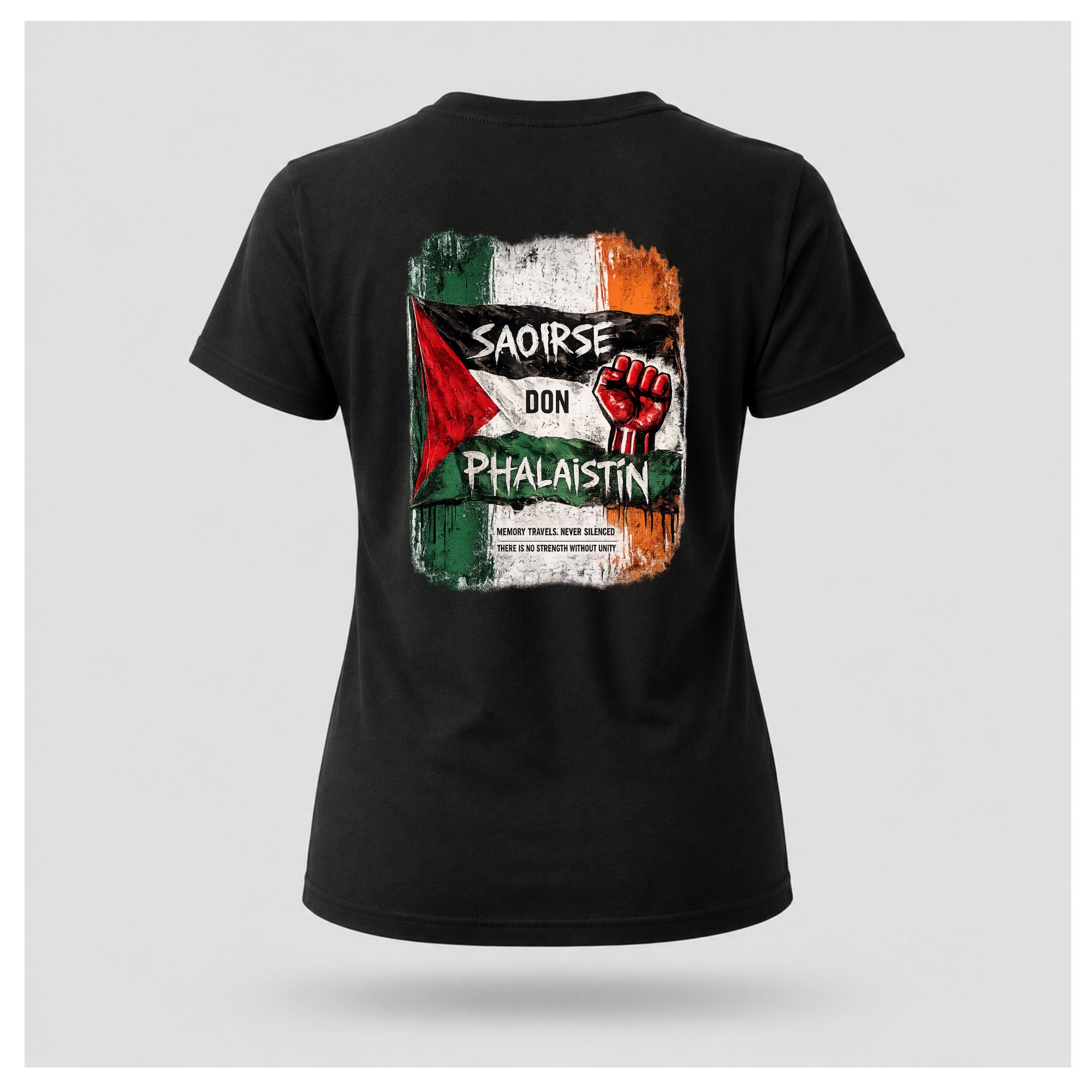 Saoirse Don Phalaistín - Irish Freedon For Palestine Tee — Protest & Peace