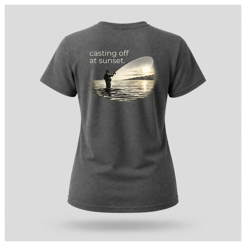 You'll Find Me... Casting Off At Sunset Tee - Out of Hours