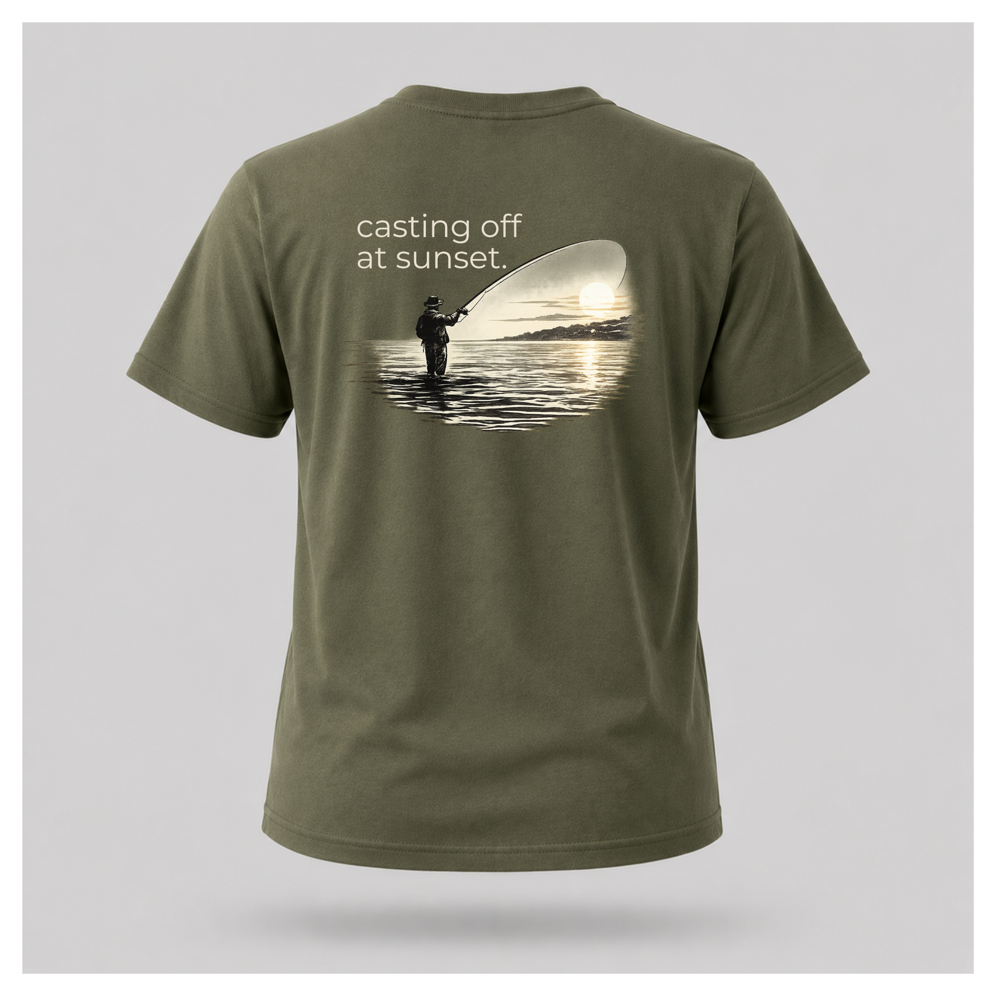 You'll Find Me... Casting Off At Sunset Tee - Out of Hours