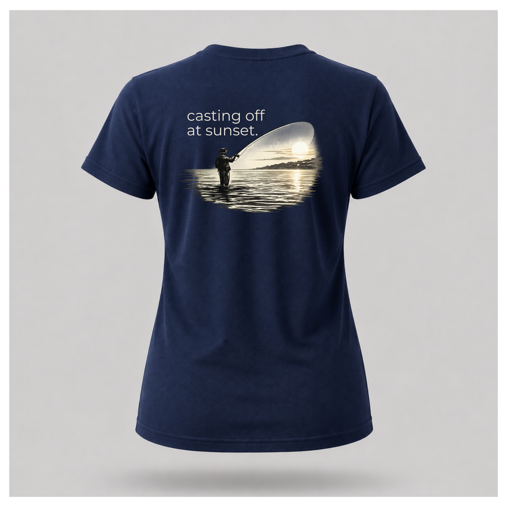 You'll Find Me... Casting Off At Sunset Tee - Out of Hours
